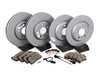 ES#3660860 - 8r0615301ckt5KT - Front & Rear Brake Service Kit - Featuring Zimmermann rotors and ECS DD23 "Daily Driver" ceramic pads. - Assembled By ECS - Audi