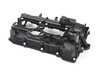 ES#4691075 - 11127633630 - Valve Cover - Replace your leaky or cracked valve cover with this affordable aftermarket alternative. Includes Valve Cover Gasket Set, Valve Cover Bolts, Ball Pin, Damping Elements, and Shaft Seal. - URO - BMW