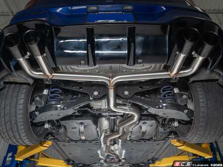 ES#4872077 - 054161LA01 - MK8 Golf R Race Cat-Back Exhaust System - Pure sound, unrestricted flow, and maximum performance! The ULTIMATE auditory upgrade for your Golf R! - ECS - Volkswagen