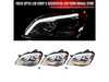 ES#4872345 - 2LHP-BW16409-TM - 2009-2011 Mercedes Benz W164 ML-Class LED Sequetial Turn Signal Projector Headlights (Chrome Housing/Clear Lens) - Plug & Play Lighting Solution - US Spec Set - Add new life to the front of your Mercedes! - Spec-D Tuning - Mercedes Benz