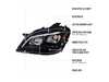 ES#4872342 - 2LHP-BW16409BK-T - 2009-2011 Mercedes Benz W164 ML-Class LED Sequetial Turn Signal Projector Headlights (Glossy Black Housing/Clear Lens) - Plug & Play Lighting Solution - US Spec Set - Add new life to the front of your Mercedes! - Spec-D Tuning - Mercedes Benz