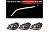 ES#4872344 - 2LHP-BW16409JM-T - 2009-2011 Mercedes Benz W164 ML-Class LED Sequetial Turn Signal Projector Headlights (Matte Black Housing/Clear Lens) - Plug & Play Lighting Solution - US Spec Set - Add new life to the front of your Mercedes! - Spec-D Tuning - Mercedes Benz