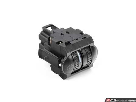 ES#2898578 - 3B0941333C01C - VW Dashboard Illumination And Headlight Leveling Control Rheostat Switch - OEM VW Rehostat Switch for controlling leveling motors found on HID and E-Code leveling motor equipped housings - Vemo - Volkswagen
