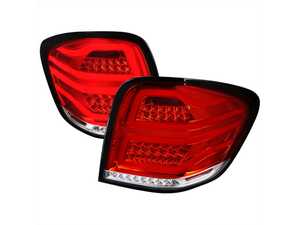 ES#4872399 - LT-BW16406RLED-T - 2006-2011 Mercedes Benz W164 ML Class LED Tail Lights (Chrome Housing/Red Lens) - Plug & Play Lighting Solution - US Spec Set - Add new life to the rear of your Mercedes! - Spec-D Tuning - Mercedes Benz