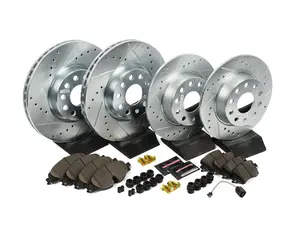 PowerStop Z23 Evolution Sport Brake Upgrade Kit - Drilled & Slotted - Front & Rear (312x25/272x10)