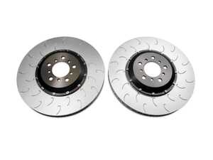 ES#4872389 - 034-301-1018 - 2-Piece Floating Brake Rotor Upgrade - Front - 400x36mm - A upgraded 2-piece rotor design featuring j-slots - 034Motorsport - BMW