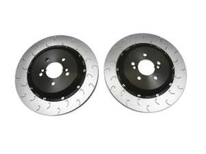 ES#4872390 - 034-301-2016 - 2-Piece Floating Brake Rotor Upgrade - Rear - 380x28mm - A upgraded 2-piece rotor design featuring j-slots - 034Motorsport - BMW