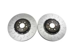 ES#4872391 - 034-301-1019 - 2-Piece Floating Brake Rotor Upgrade - Front - 380x36mm - A upgraded 2-piece rotor design featuring j-slots - 034Motorsport - BMW
