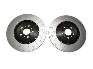 ES#4872392 - 034-301-2017 - 2-Piece Floating Brake Rotor Upgrade - Rear - 370x24mm - A upgraded 2-piece rotor design featuring j-slots - 034Motorsport - BMW