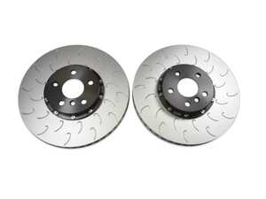 ES#4872393 - 034-301-1020 - 2-Piece Floating Brake Rotor Upgrade - Front - 348x36mm - A upgraded 2-piece rotor design featuring j-slots - 034Motorsport - BMW