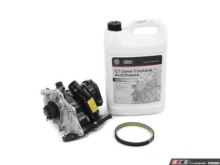 ES#5386432 - 06L121111HPKT2 - Thermostat / Water Pump Replacement Kit - Includes necessary parts to replace the thermostat. Includes upgraded Hamburg Technic water pump/thermostat. - Assembled By ECS - Audi Volkswagen