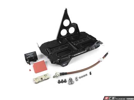 ES#3638391 - 9065404715 - Battery Support Kit  - Includes everything needed to replace your battery hold down. Bracket, Ground Wire, and hardware. - Genuine Mercedes Benz - Mercedes Benz