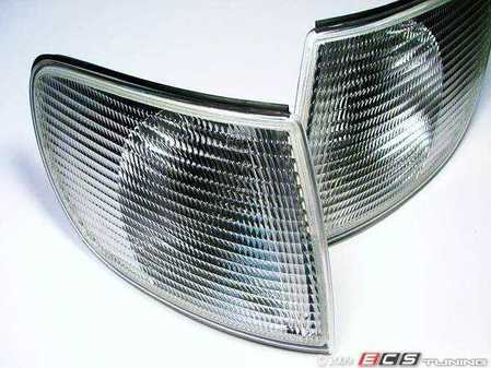 ES#2327 - 4A0953S6 - Hella Clear Sidemarker Light Kit - (NO LONGER AVAILABLE) - Clear lights next to the headlights - Hella - 