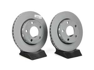 ES#4067130 - 8d0615601dkt5KT - Rear Brake Rotors - Pair (256x22) - Restore the stopping power in your vehicle - Zimmermann - Audi