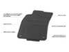 ES#4865103 - 8R1061501041KIT - Floor Mat Set - Black - Extremely durable all-weather mats to protect your interior carpet - Vaico - Audi