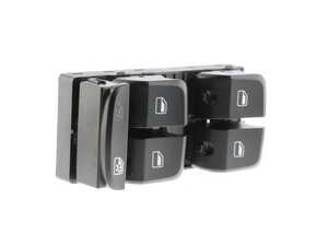 ES#2901839 - 8K0959851DV10 - Power Window Switch Assembly - Nero (Black) - Main window switch with window lock button for the driver door - Vemo - Audi
