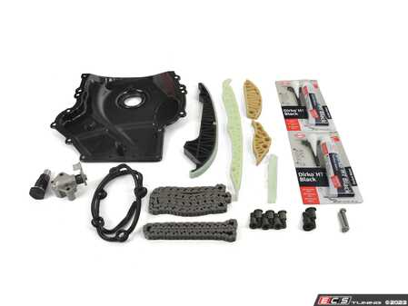 ES#3691794 - 06K109210AFKT4 - Ultimate Timing Chain Kit - Includes chains, tensioners, rails, gasket sealant and all necessary hardware - Assembled By ECS - Volkswagen