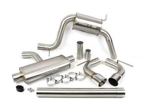 ES#4067209 - CTSEXHCB0007.5 - CTS Turbo 3" Cat-Back Exhaust System - Hand tig-welded T304 stainless steel construction with dual 4" polished tips - CTS - Volkswagen