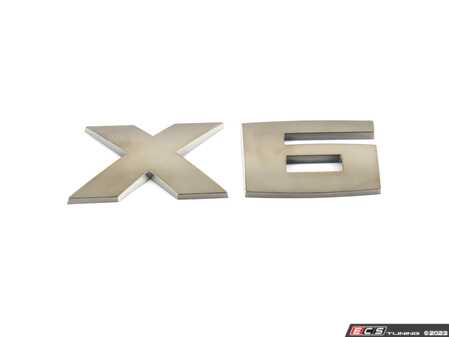ES#4189081 - 51148092882 - Model Emblem - X6 - Genuine BMW - BMW