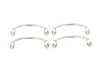 ES#4387392 - 5WA698269C - Brake Pad Spring Set - Rear  - Retaining spring clips that help hold the pads in place - Genuine Volkswagen Audi - Audi