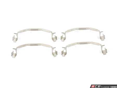 ES#4387392 - 5WA698269C - Brake Pad Spring Set - Rear  - Retaining spring clips that help hold the pads in place - Genuine Volkswagen Audi - Audi