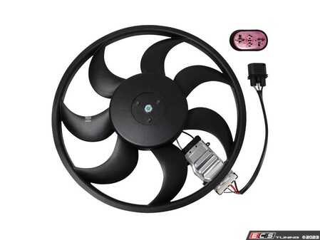ES#2901182 - 7L0959455G - Electric Cooling Fan - Right (420mm) - Keep your cooling system operating properly - Vemo - Audi Volkswagen Porsche