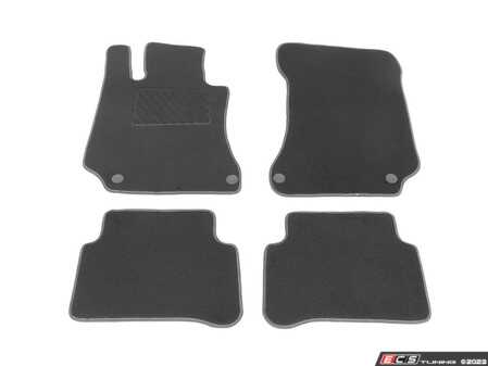 ES#4865422 - V30-4418 - W212 Mercedes-Benz E-Class Carpeted Floor Mat Set  - Protects your floor and carpet from moisture - Vaico - Mercedes Benz