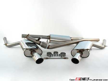ES#5463 - FE100001 - Stealth Cat-Back Exhaust System - 2.5" Fully Polished - (NO LONGER AVAILABLE) - Improve air flow and gain some horsepower with a new cat-back exhaust system - APR - 