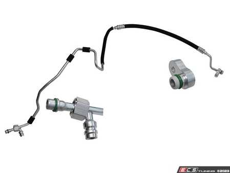 ES#2901770 - 8E0260710C - A/C Hose - Front - Connects the condenser to the evaporator - front section only - Vemo - Audi