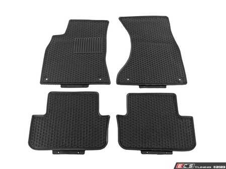 ES#4865056 - 8K1061501041KIT - Rubber Floor Mat Set  - Keep your interior carpet protected! - Vaico - Audi