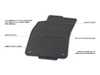 ES#4865056 - 8K1061501041KIT - Rubber Floor Mat Set  - Keep your interior carpet protected! - Vaico - Audi