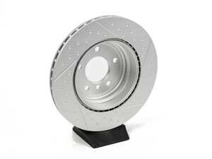 ES#4753141 - 644-31118 - Brake Rotor - Dimpled And Slotted - Rear (334x22mm) - Dynamic Friction  - BMW
