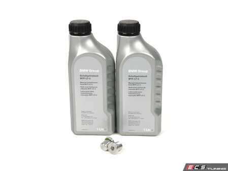 ES#4820304 - e85z4mmtsKT - Manual Transmission Service Kit - Includes the fluid and plugs needed to replace your manual transmission's fluid - Featuring Genuine BMW MTF LT-3 Fluid and drain/fill plugs - Genuine BMW - BMW