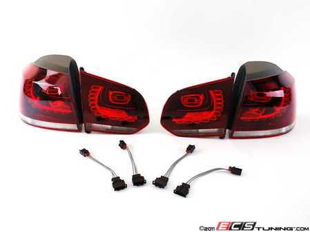 ES#2221162 - 5K0998004KT -  European LED Tail Light Set - Tinted - (NO LONGER AVAILABLE) - Complete set of LED tail lights with wiring from the European Golf R - Genuine European Volkswagen Audi - 