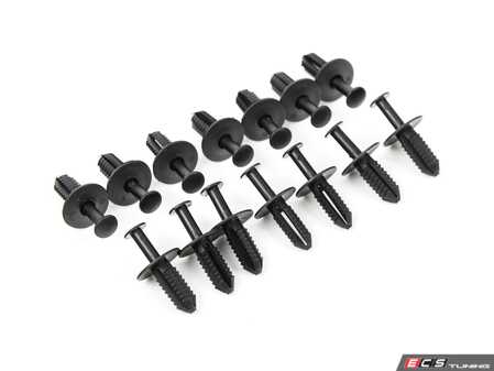 ES#2763563 - 1249900492KT2 - Front Fender Liner Hardware Kit - Includes all necessary hardware to mount both front fender liners - Genuine Mercedes Benz - Mercedes Benz
