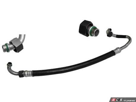 ES#2901720 - 8D0260707H - A/C Hose - Connects the compressor to the receiver/drier - Vemo - Audi