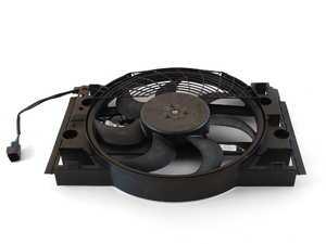 ES#180300 - 64546988914 - E46 M3 Auxiliary Fan Assembly - With Frame - Mounted in front of the radiator, referred to by BMW as the "Pusher Fan" - Genuine BMW - BMW