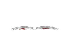 ES#4876003 - EL369.CLEAR - Rennline LED Side Marker Lights - Clear - Bumper-mounted LED side markers to replace your incandescent amber units - Rennline - BMW