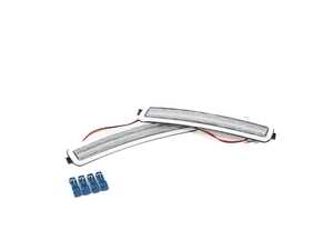 ES#4876001 - EL368.CLEAR - Rennline LED Side Marker Lights - Clear - Bumper-mounted LED side markers to replace your incandescent amber units - Rennline - BMW