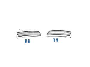 ES#4875993 - EL364.CLEAR - Rennline LED Side Marker Lights - Clear - Bumper-mounted LED side markers to replace your incandescent amber units - Rennline - BMW