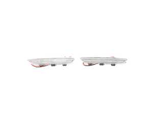 ES#4875985 - EL360.CLEAR - Rennline LED Side Marker Lights - Clear - Bumper-mounted LED side markers to replace your incandescent amber units - Rennline - BMW
