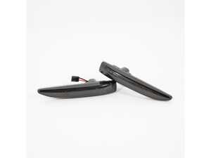 ES#4875965 - EL347.SMOKED - Rennline Dynamic LED Turn Signals - Smoked - Upgrade your lighting with sequential indicators and smoked lenses - Rennline - BMW