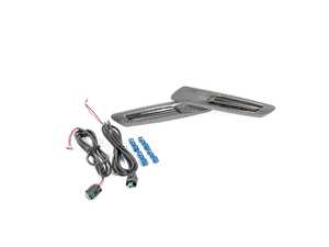 ES#4875960 - EL345.SMKCARBON - Rennline Dynamic LED Turn Signals - Smoked/Carbon - Upgrade your lighting with sequential indicators and smoked lenses - Rennline - BMW