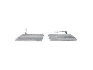 ES#4875934 - EL334.CLEAR - Rennline LED Side Marker Lights - Clear - Bumper-mounted LED side markers to replace your incandescent amber units - Rennline - Mercedes Benz