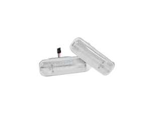 ES#4875932 - EL333.CLEAR - Rennline LED Side Marker Lights - Clear - Upgrade your lighting with sequential indicators - Rennline - Mercedes Benz