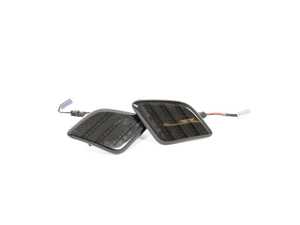 ES#4875931 - EL332.SMOKED - Rennline LED Side Marker Lights - Smoked - Bumper-mounted LED side markers to replace your incandescent amber units - Rennline - Mercedes Benz