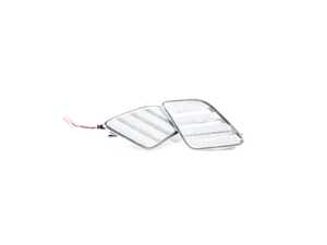 ES#4875930 - EL332.CLEAR - Rennline LED Side Marker Lights - Clear - Bumper-mounted LED side markers to replace your incandescent amber units - Rennline - Mercedes Benz