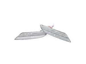 ES#4875928 - EL331.CLEAR - Rennline LED Side Marker Lights - Clear - Bumper-mounted LED side markers to replace your incandescent amber units - Rennline - Mercedes Benz