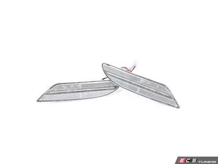ES#4875928 - EL331.CLEAR - Rennline LED Side Marker Lights - Clear - Bumper-mounted LED side markers to replace your incandescent amber units - Rennline - Mercedes Benz