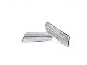 ES#4875926 - EL330.CLEAR - Rennline LED Side Marker Lights - Clear - Bumper-mounted LED side markers to replace your incandescent amber units - Rennline - Mercedes Benz